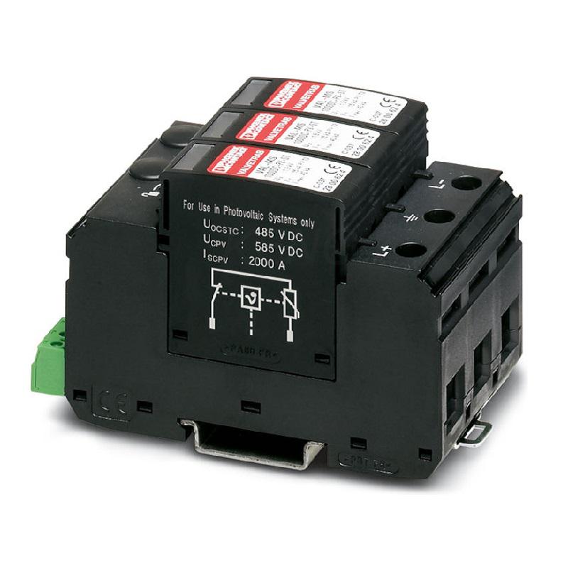 Ogranicznik przep. Phoenix Contact, 1000V DC Typ 1+2, OCHRONA T1/T2 PV VAL-MS-T1/T2 1000 DC-PC/2+V FM